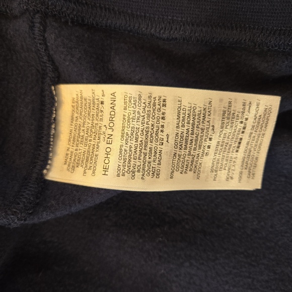 Nike NFL Denver Broncos Embroidered Full Zip Hoodie Sweatshirt Navy Size Medium - Picture 11 of 12